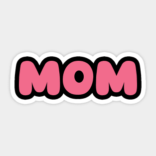 mothers day front and back screen printing Sticker